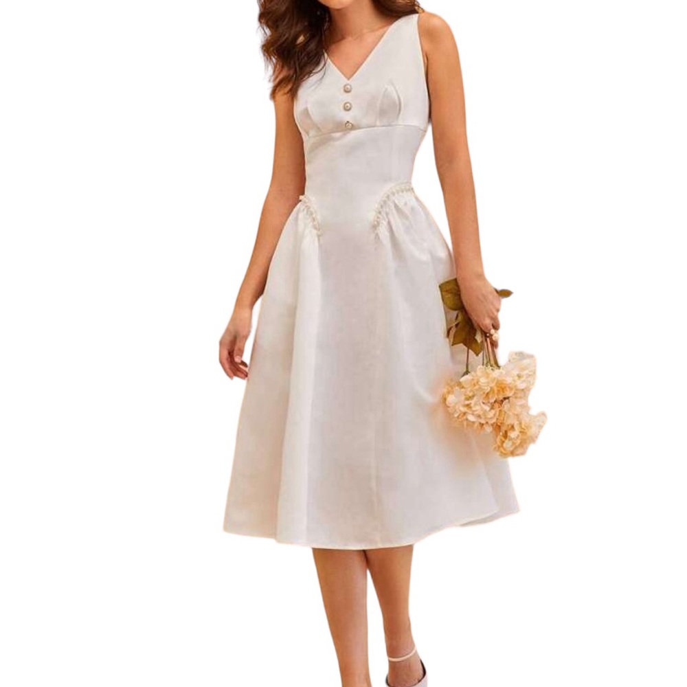 Elegant white dress